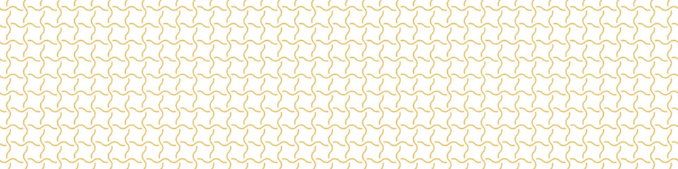 Seamless gold pattern on a white background. Golden weave. Illustration for backgrounds, banners, advertising and creative design