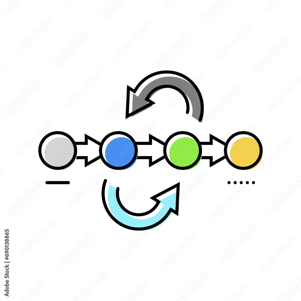 Poster prototyping phase analyst color icon vector. prototyping phase analyst sign. isolated symbol illustr