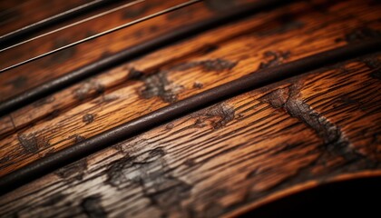 A Detailed View of Violin Strings