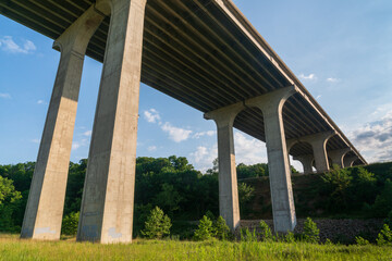 The I-80 Bridge at Cuyahoga Valley National Park in Ohio