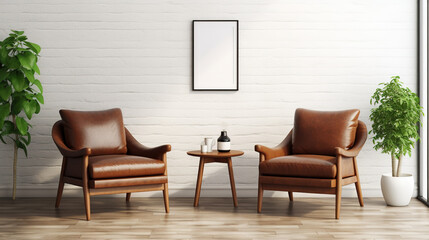 two chairs and table