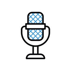 Microphone Icon vector stock illustration