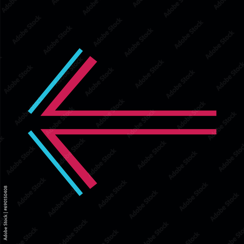 Poster arrow in cyberpunk style. an immersive cyberpunk artwork highlight the tension between the striking 