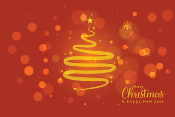 Corporate Holiday cards with Christmas tree, reindeers, bird, floral frames, background