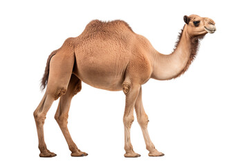 Camel Isolated on Transparent Background. Ai