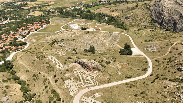 The ancient city of Hattusa is located in the Boğazkale district of &Ccedil;orum. The city is the capital of the Hittite state.
