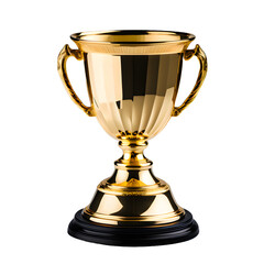 Fototapeta na wymiar gold trophy cup Generative AI