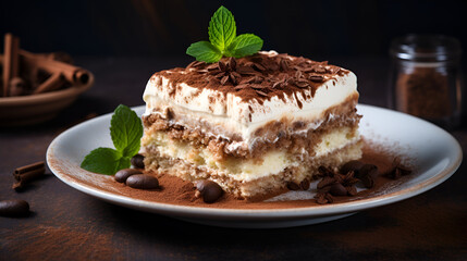 tasty piece of tiramisu