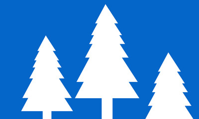 Obraz premium christmas tree made from paper