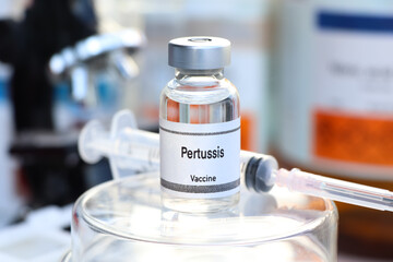 Pertussis vaccine in a vial, immunization and treatment of infection
