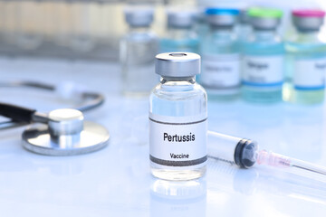 Pertussis vaccine in a vial, immunization and treatment of infection
