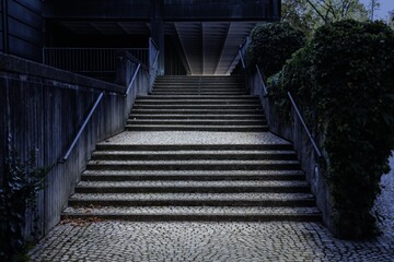 Dark liminal urban space in Germany