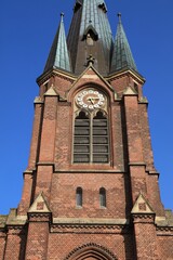 Fototapeta na wymiar Evangelical protestant church in Herne, Germany