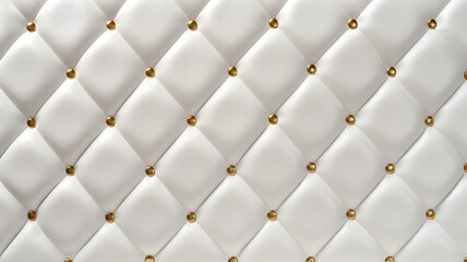 white diamond pattern embossed leather pattern with gold diamond detail, puffy foam leather for purse.