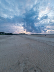 Beautiful sunset at Portnoo Narin beach in County Donegal - Ireland