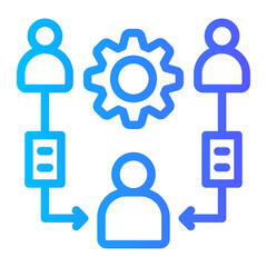 stakeholder gradient icon