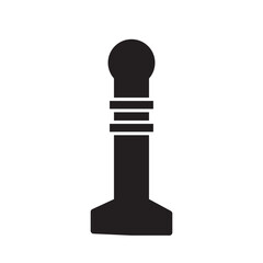 bollards icon design vector isolated