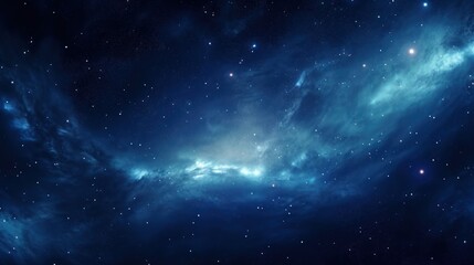Obraz premium An outer space background with stars, planets, and galaxies.