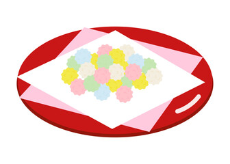 金平糖のイラスト