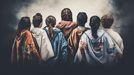 group of people together women strong