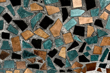 abstract square pixel mosaic background