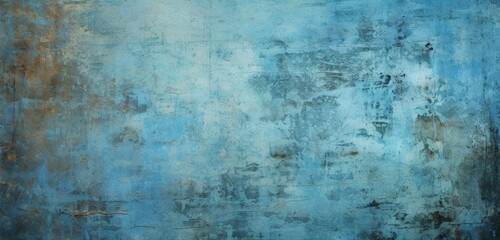 Fototapeta na wymiar Vintage azure grunge backdrop featuring worn-out textures. Grunge Background.