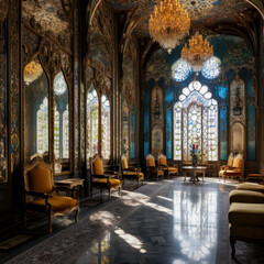 Fototapeta na wymiar iran Golestan Palace.