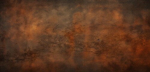 Dreary copper grunge  featuring dark vintage elements. Grunge Background.