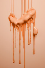 Abstract background with colour of the year 2024 peach fuzz