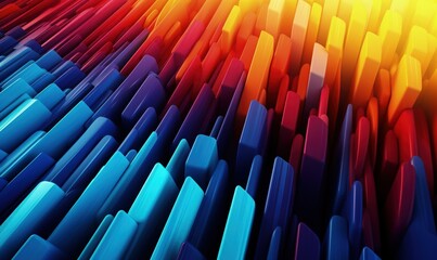 Fototapeta premium Conceptual background with color palette, colorful background with artistic concept. Generative AI