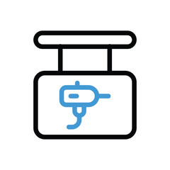 Tattoo Studio Icon vector stock illustration