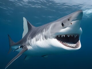 shark at the ocean photography