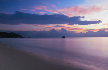 Obraz premium sunset over the sea