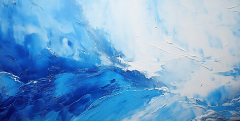 blue water background, abstract painting minimalist blue and white background
