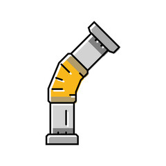 fuel pipeline color icon vector. fuel pipeline sign. isolated symbol illustration