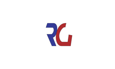 RG, GR , R , G , Abstract Letters Logo Monogram	