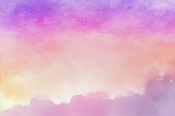 Obraz premium Abstract watercolor background with pastel colors. The concept is serene beauty in simplicity.