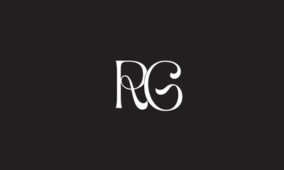 RG, GR , R , G , Abstract Letters Logo Monogram	