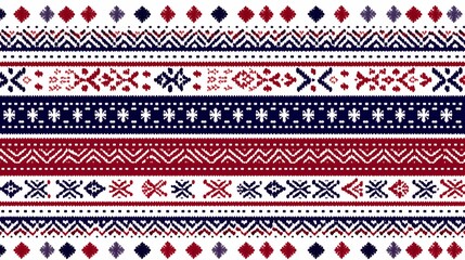 Seamless Knitted Pattern of a Cloth suitable for Background Image