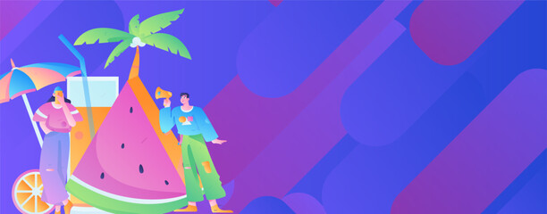 24 Solar Terms, Great Heat Character Flat Vector Concept Operation Hand Drawn Illustration
