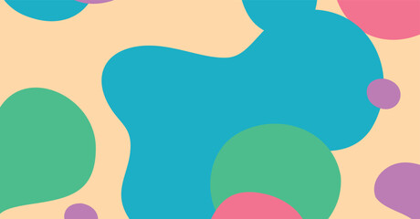 Abstract colorful geometric background. Liquid color background design