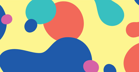 Abstract colorful geometric background. Liquid color background design