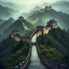 Keuken spatwand met foto great wall of china  © Mahmod