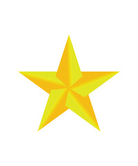 Obraz premium golden star icon, vector best flat icon.