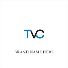 TVC logo. T V C design. White TVC letter. TVC, T V C letter logo design. Initial letter TVC linked circle uppercase monogram logo. T V C letter logo vector design. 