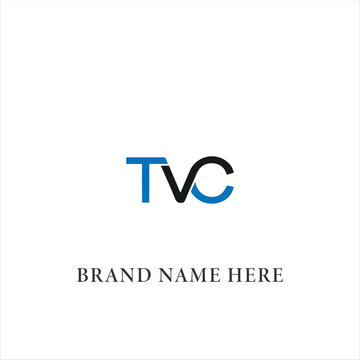 TVC logo. T V C design. White TVC letter. TVC, T V C letter logo design. Initial letter TVC linked circle uppercase monogram logo. T V C letter logo vector design. 