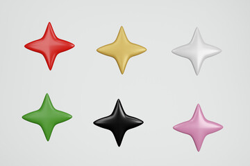 set of stars, Sparkles Stars icon