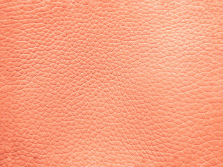 Texture of natural leather is a delicate peach shade