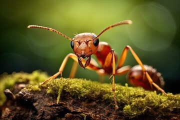ant sitting high resolution HD large format not blurry (AI Generator)