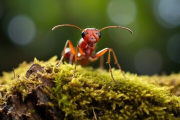 ant sitting high resolution HD large format not blurry (AI Generator)